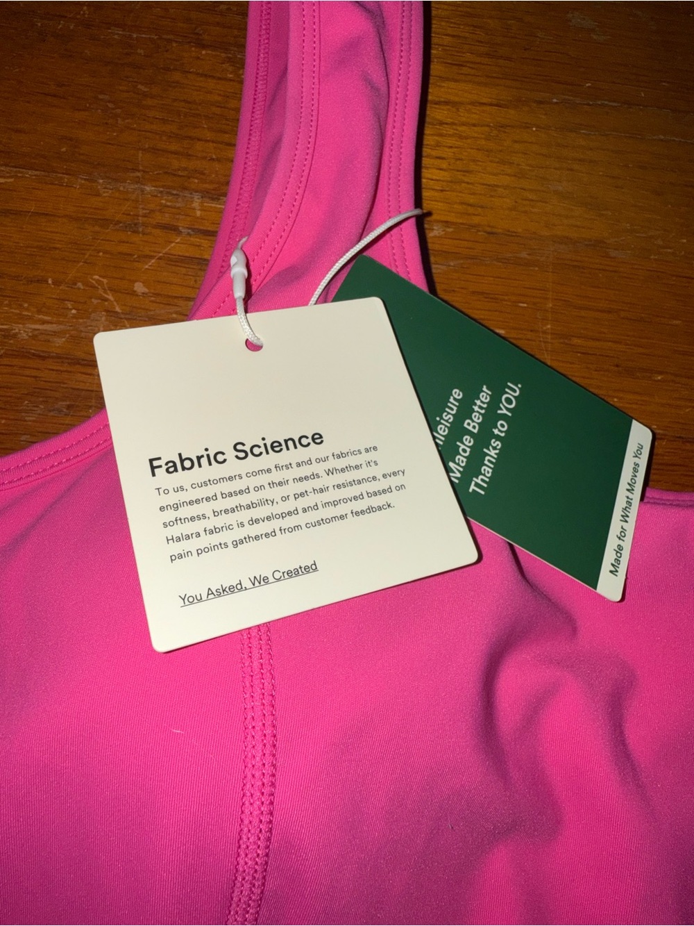 *NWT* HALARA Airy Mini Dress U Neck Fuchsia Fedora - Picture 5 of 6